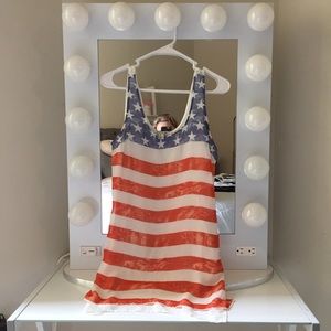 Forever 21 American Flag Top